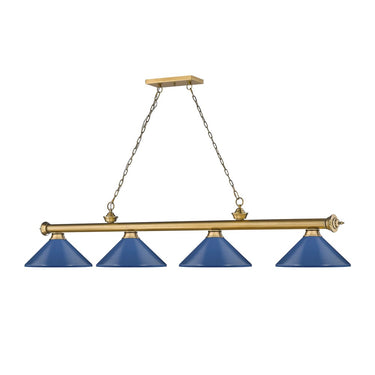 Z-Lite Cordon Four Light Billiard - 2306-4-BILL-MSHADE 52
