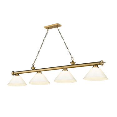 Z-Lite Cordon Four Light Billiard - 2306-4-BILL-PSHADE 5