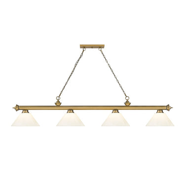 Z-Lite Cordon Four Light Billiard - 2306-4-BILL-PSHADE 6