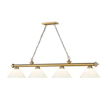 Z-Lite Cordon Four Light Billiard - 2306-4-BILL-PSHADE 7