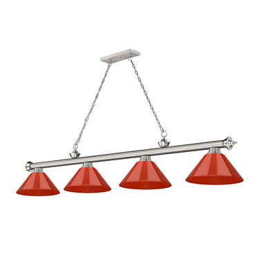 Z-Lite Cordon Four Light Billiard - 2306-4-BILL-PSHADE 22