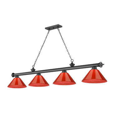 Z-Lite Cordon Four Light Billiard - 2306-4-BILL-PSHADE 31