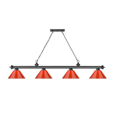 Z-Lite Cordon Four Light Billiard - 2306-4-BILL-PSHADE 32