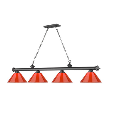 Z-Lite Cordon Four Light Billiard - 2306-4-BILL-PSHADE 33