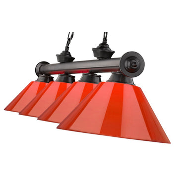 Z-Lite Cordon Four Light Billiard - 2306-4-BILL-PSHADE 34