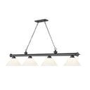 Z-Lite Cordon Four Light Billiard - 2306-4-BILL-PSHADE 40