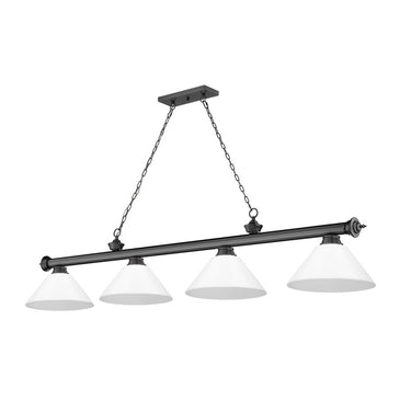 Z-Lite Cordon Four Light Billiard - 2306-4-BILL-PSHADE 42