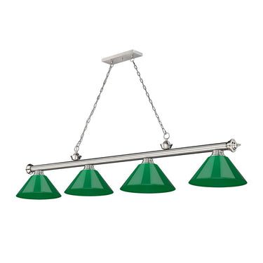 Z-Lite Cordon Four Light Billiard - 2306-4-BILL-PSHADE 15