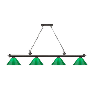 Z-Lite Cordon Four Light Billiard - 2306-4-BILL-PSHADE 46