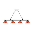 Z-Lite Cordon Four Light Billiard - 2306-4-BILL-PSHADE 53