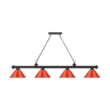 Z-Lite Cordon Four Light Billiard - 2306-4-BILL-PSHADE 53