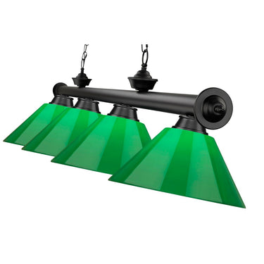 Z-Lite Cordon Four Light Billiard - 2306-4-BILL-PSHADE 69