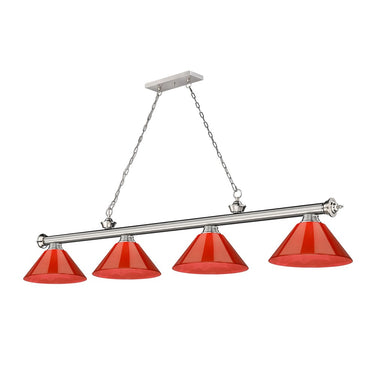 Z-Lite Cordon Four Light Billiard - 2306-4-BILL-PSHADE 18