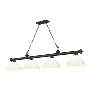 Z-Lite Cordon Four Light Billiard - 2306-4-BILL-PSHADE 78