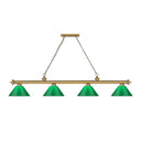 Z-Lite Cordon Four Light Billiard - 2306-4-BILL-PSHADE 86