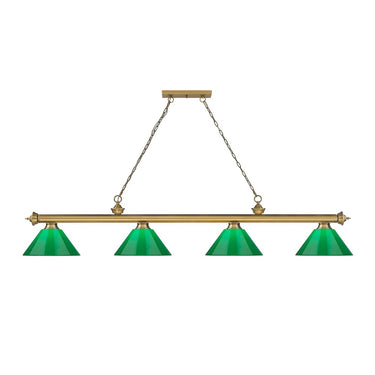 Z-Lite Cordon Four Light Billiard - 2306-4-BILL-PSHADE 86
