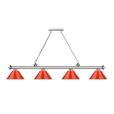 Z-Lite Cordon Four Light Billiard - 2306-4-BILL-PSHADE 19