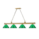 Z-Lite Cordon Four Light Billiard - 2306-4-BILL-PSHADE 87