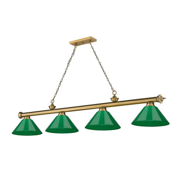 Z-Lite Cordon Four Light Billiard - 2306-4-BILL-PSHADE 89