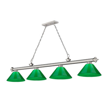 Z-Lite Cordon Four Light Billiard - 2306-4-BILL-PSHADE 