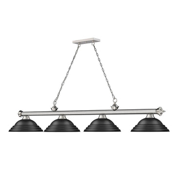 Z-Lite Cordon Four Light Billiard - 2306-4-BILL-STSHADE 40
