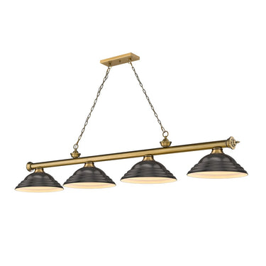 Z-Lite Cordon Four Light Billiard - 2306-4-BILL-STSHADE 12