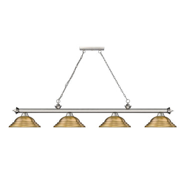 Z-Lite Cordon Four Light Billiard - 2306-4-BILL-STSHADE 46