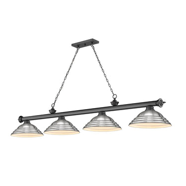Z-Lite Cordon Four Light Billiard - 2306-4-BILL-STSHADE 52
