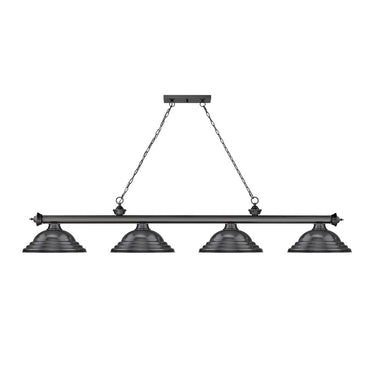 Z-Lite Cordon Four Light Billiard - 2306-4-BILL-STSHADE 60