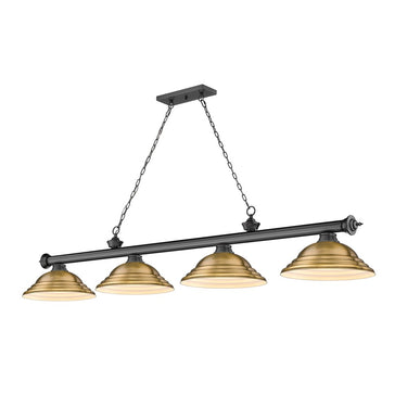 Z-Lite Cordon Four Light Billiard - 2306-4-BILL-STSHADE 65