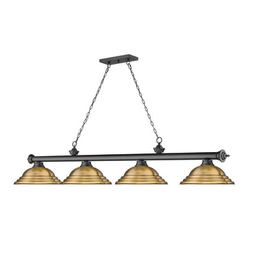 Z-Lite Cordon Four Light Billiard - 2306-4-BILL-STSHADE 67