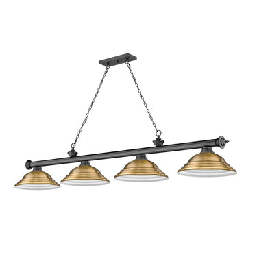 Z-Lite Cordon Four Light Billiard - 2306-4-BILL-STSHADE 69