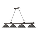 Z-Lite Cordon Four Light Billiard - 2306-4-BILL-STSHADE 73