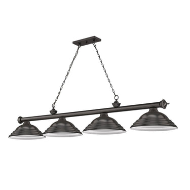 Z-Lite Cordon Four Light Billiard - 2306-4-BILL-STSHADE 75