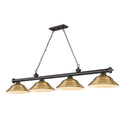 Z-Lite Cordon Four Light Billiard - 2306-4-BILL-STSHADE 78