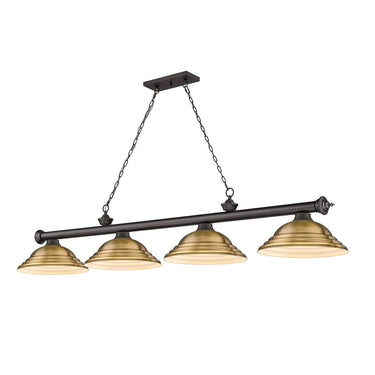 Z-Lite Cordon Four Light Billiard - 2306-4-BILL-STSHADE 78