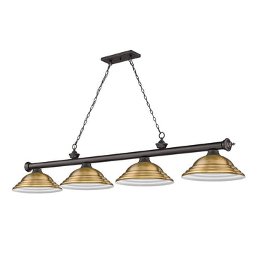 Z-Lite Cordon Four Light Billiard - 2306-4-BILL-STSHADE 82