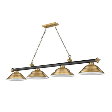 Z-Lite Cordon Four Light Billiard - 2306-4-BILL-STSHADE 110