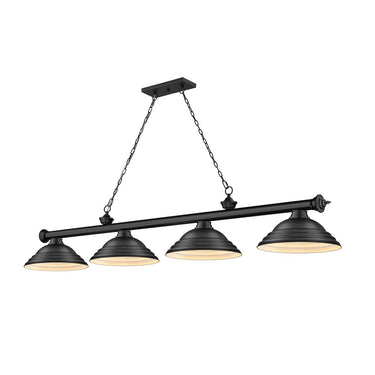 Z-Lite Cordon Four Light Billiard - 2306-4-BILL-STSHADE 113