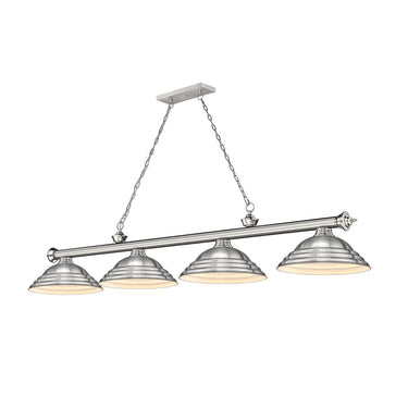 Z-Lite Cordon Four Light Billiard - 2306-4-BILL-STSHADE 