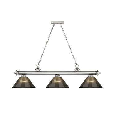 Z-Lite Cordon Three Light Billiard - 2306-3-BILL-ARCSHADE 12
