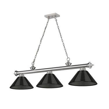 Z-Lite Cordon Three Light Billiard - 2306-3-BILL-ARCSHADE 15