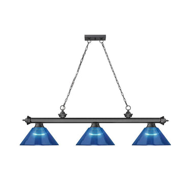 Z-Lite Cordon Three Light Billiard - 2306-3-BILL-ARCSHADE 18