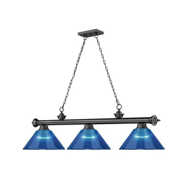 Z-Lite Cordon Three Light Billiard - 2306-3-BILL-ARCSHADE 19
