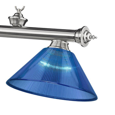 Z-Lite Cordon Three Light Billiard - 2306-3-BILL-ARCSHADE 2