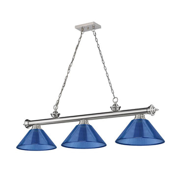 Z-Lite Cordon Three Light Billiard - 2306-3-BILL-ARCSHADE 3