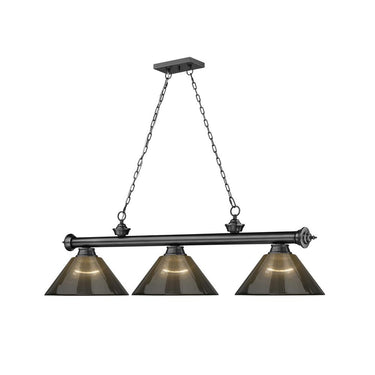 Z-Lite Cordon Three Light Billiard - 2306-3-BILL-ARCSHADE 32
