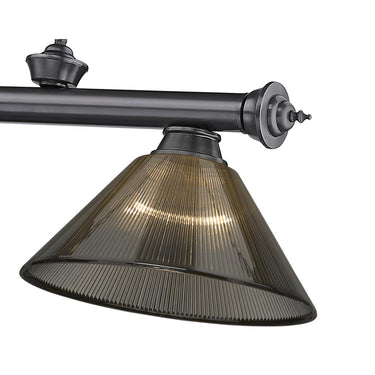 Z-Lite Cordon Three Light Billiard - 2306-3-BILL-ARCSHADE 33