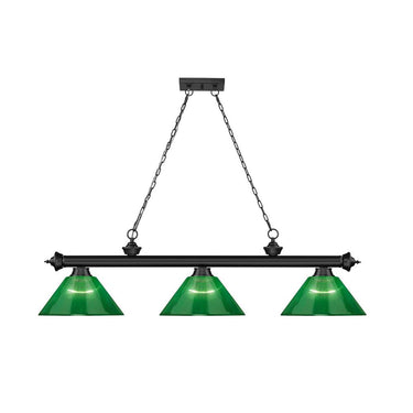 Z-Lite Cordon Three Light Billiard - 2306-3-BILL-ARCSHADE 43