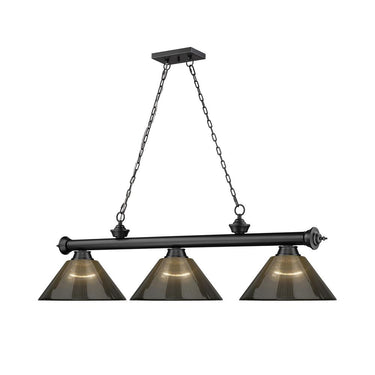 Z-Lite Cordon Three Light Billiard - 2306-3-BILL-ARCSHADE 51